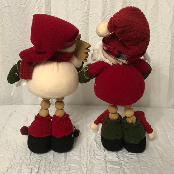 Christmas Decor, Santa and Snowman - Picture 3 of 5